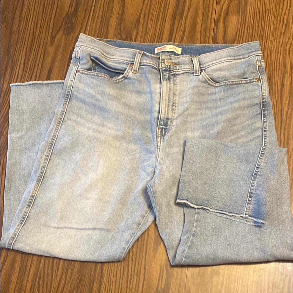 Levi's Light Blue Straight Leg Jeans
